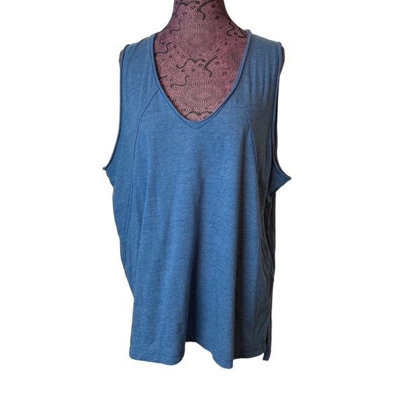 FP Movement Free People Sz XS Blue Oversize Tank Top - Picture 5 of 5